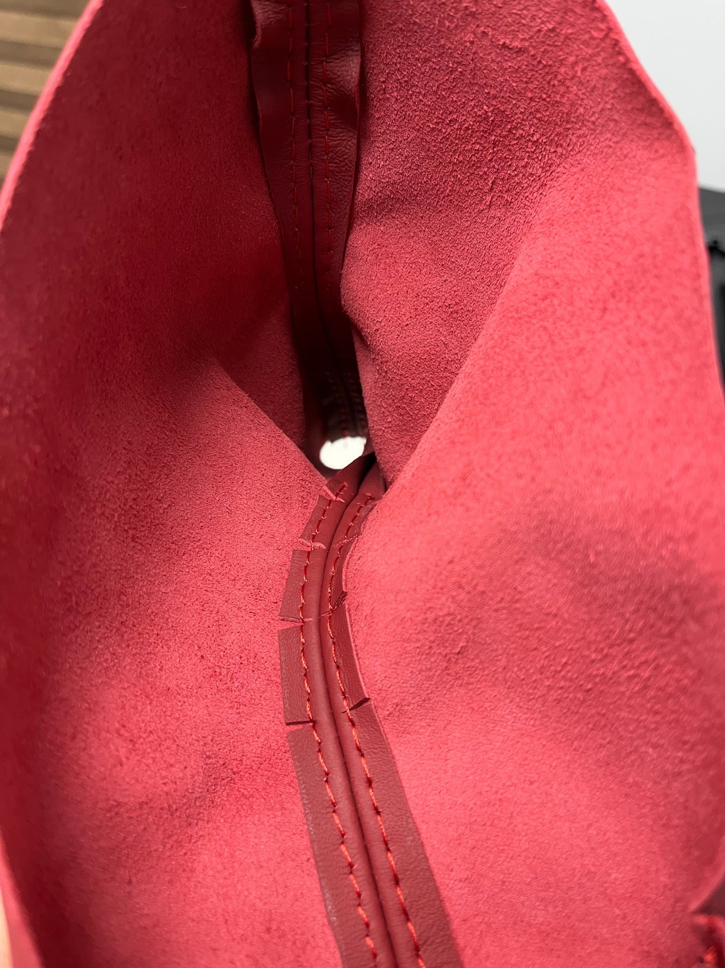 For 1997-2004 Porsche Boxster Red Genuine Leather MANUAL Shift Boot Cover-2