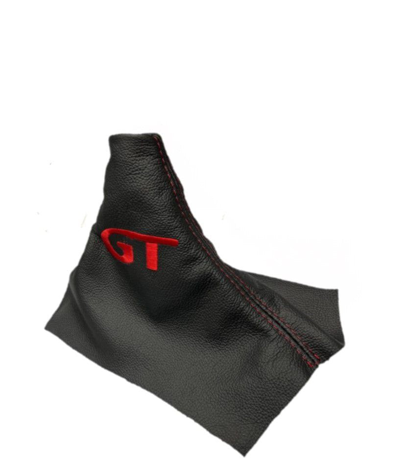 New Embroidered Real Leather MANUAL Shift Boot Cover For Ford Mustang GT 2005 2006 2007 2008 2009 2010 2011 2012 2013 2014-6