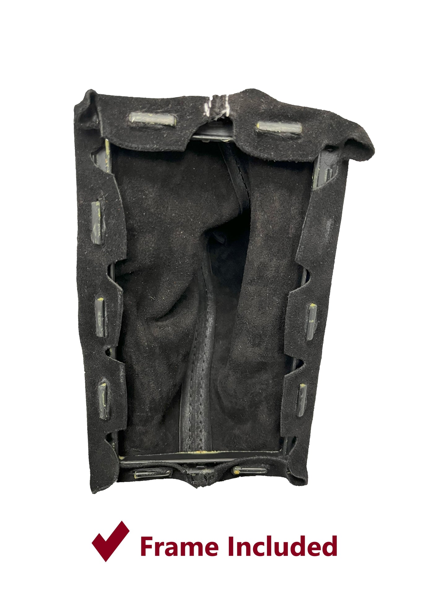 Genuine Suede Manual Shift Boot Cover + Frame For 2005-2009 Ford Mustang GT Convertible Coupe V8 V6-1
