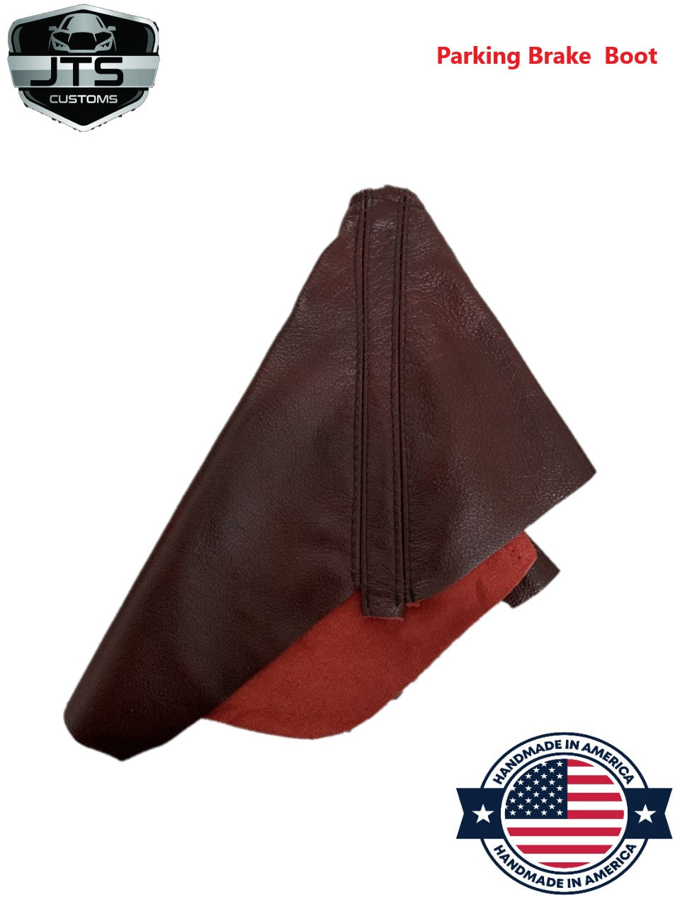 2008 - 2014 Subaru Impreza WRX STI Shift E-Brake Boot & Console Lid Cover Set In Burgandy Red Leather-8