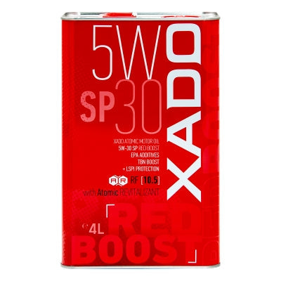 XADO Atomic Oil 5W-30 SP RED BOOST - High-Performance Synthetic Motor Oil with REVITALIZANT® & RED BOOST Additive-1
