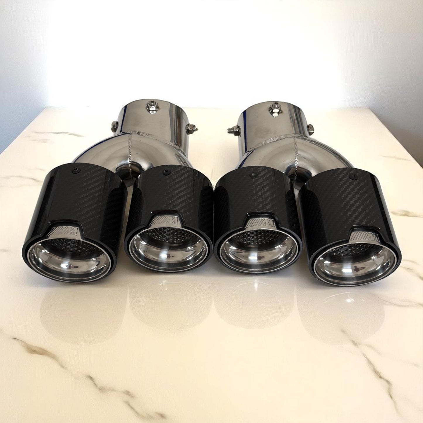 Carbon Fiber M Exhaust Tip For BMW G20 M340i, G42 M240i, G22 M440i-3