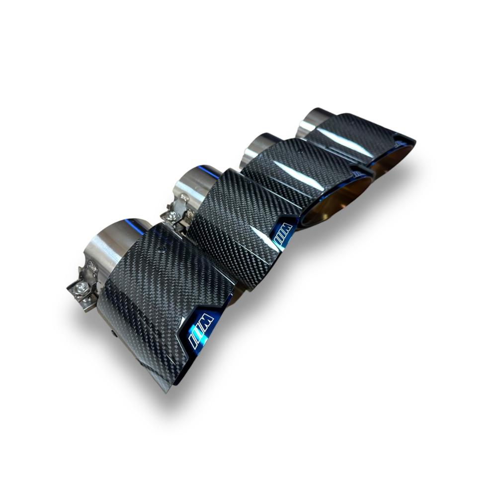 BMW G80 M3, G82/G83 M4 Carbon Fiber Exhaust Tips | Palenon Performance-4