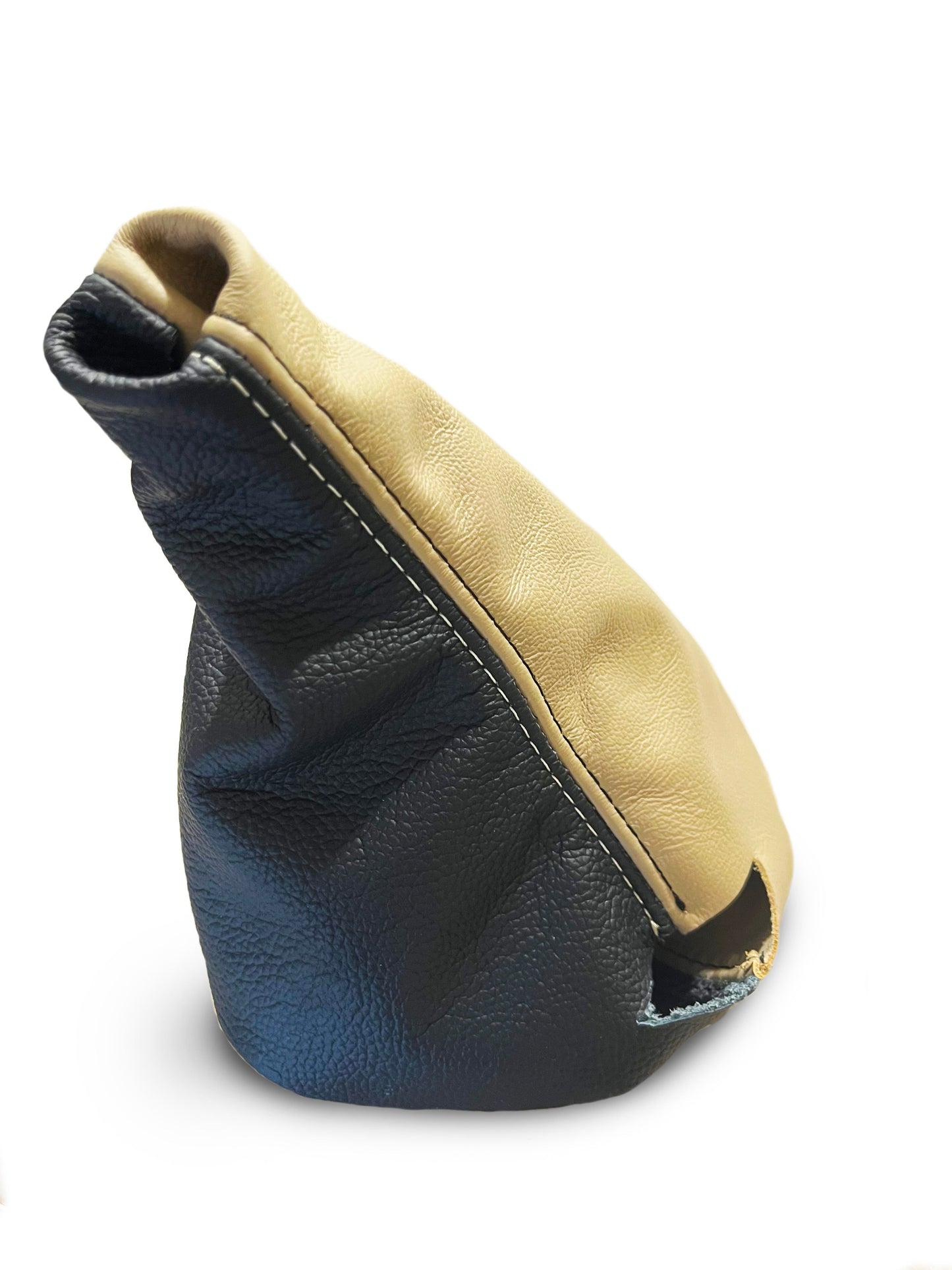 For 1997-2004 CORVETTE C5 Black & Oak Tan Leather Shift, E-Brake boot, Console, Grab, 2X Door Handle Cover-4
