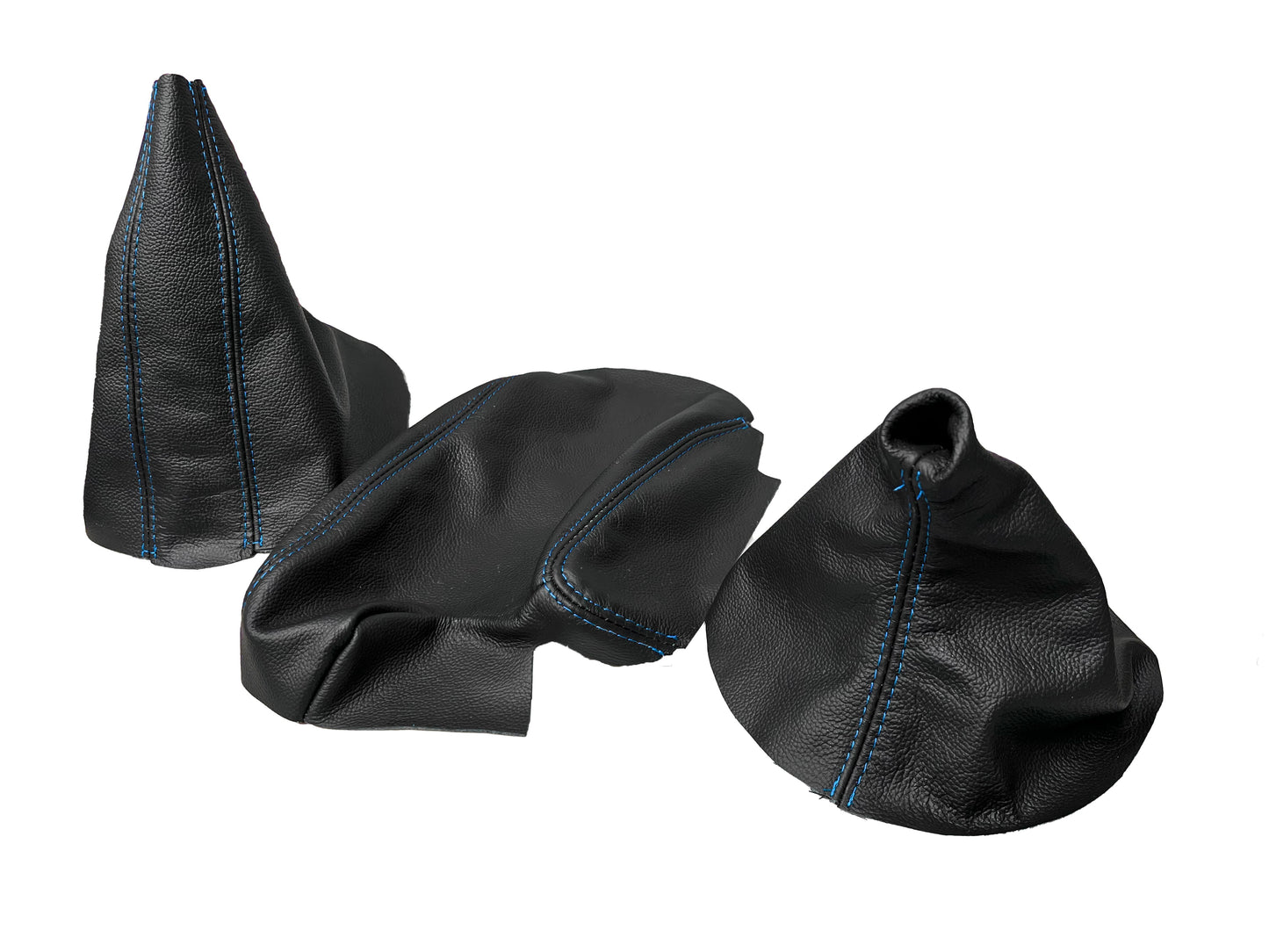 For 1991-2005 BMW E36 E46 3 Series Genuine Leather Console Armrest Shift & Handbrake Boot Cover-2