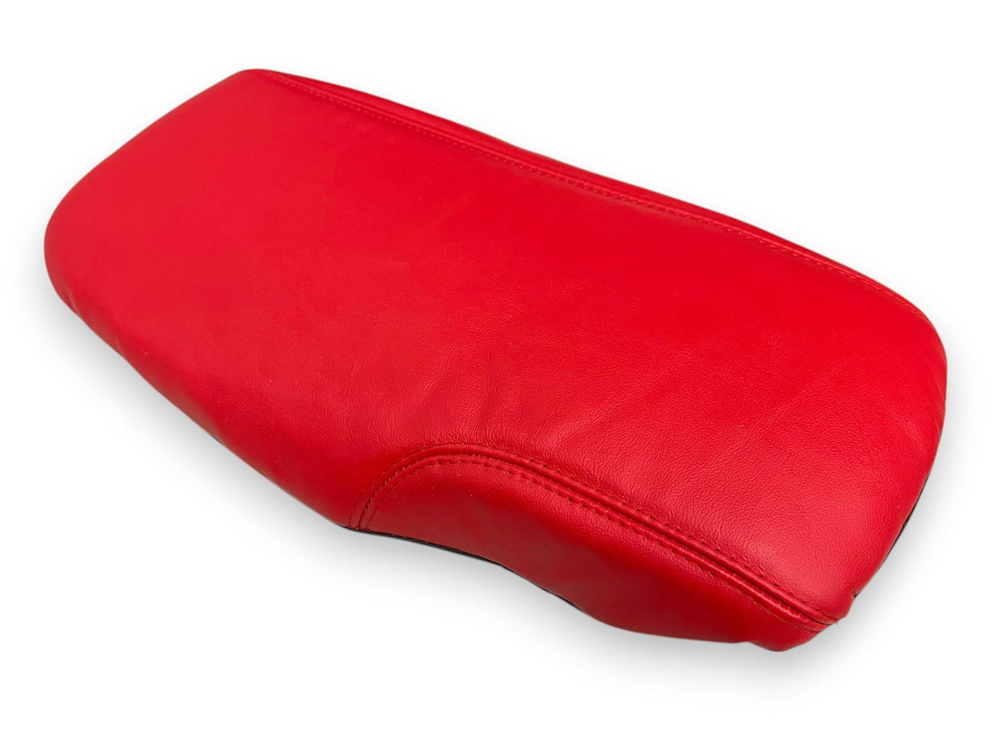 For 2005-2013 Chevy Corvette C6 Torch Red Leather Manual Shift E-Brake Boot Console Armrest Cover-2