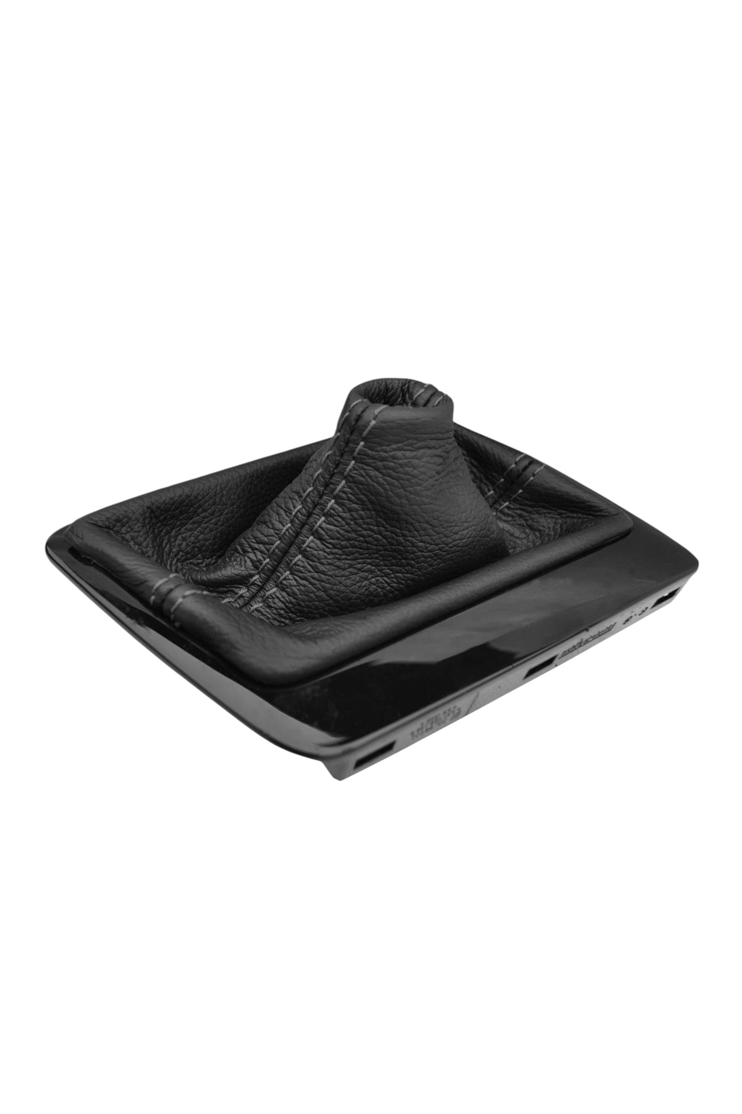 For Chevy Corvette C7 2014 2015 2016 Genuine Suede MANUAL Shift Boot Cover In Black-5