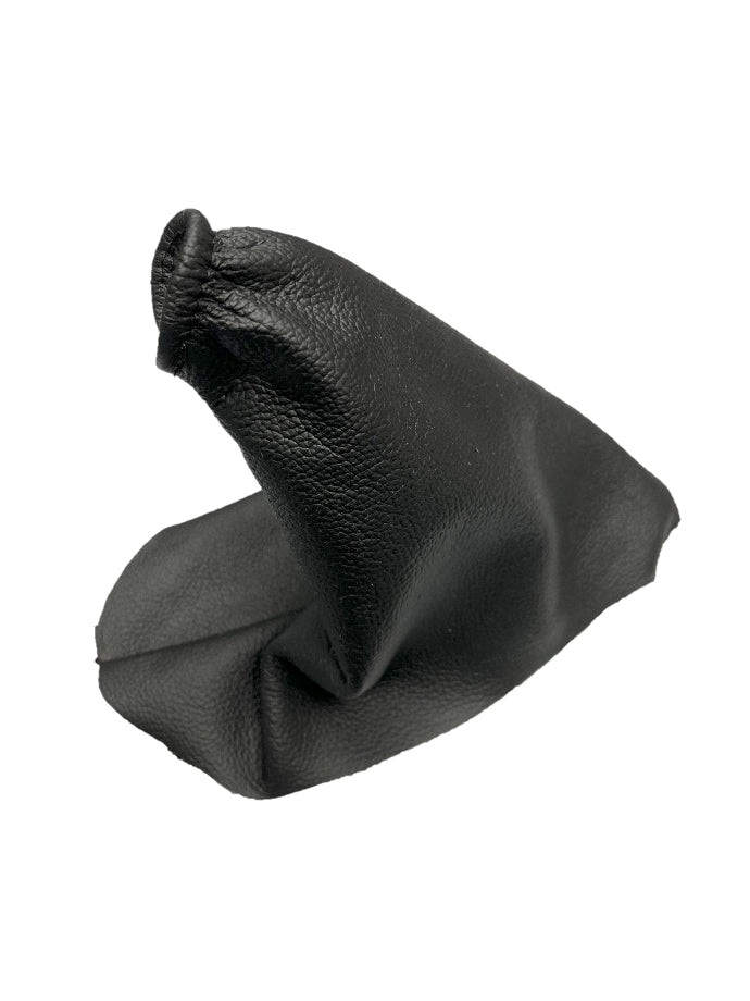 2010-2014 Ford Mustang GT Convertible Coupe V8 V6 Black Genuine Leather Emergency Brake Boot Cover-0