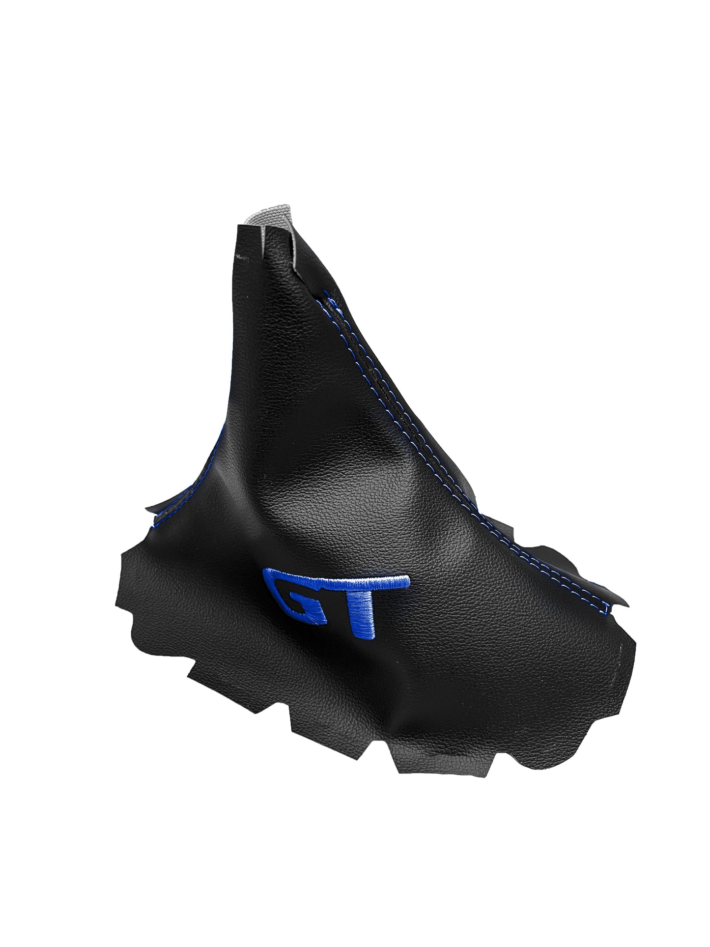 Embroidered Synthetic Leather Shift Boot Cover For 2005-2009 Ford Mustang GT Convertible Coupe-3