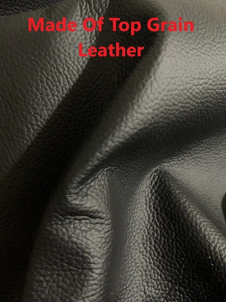 Red Stitch Genuine Leather AUTOMATIC Shift & Parking Brake Boot Cover For 2005-2013 Chevy Corvette C6-4