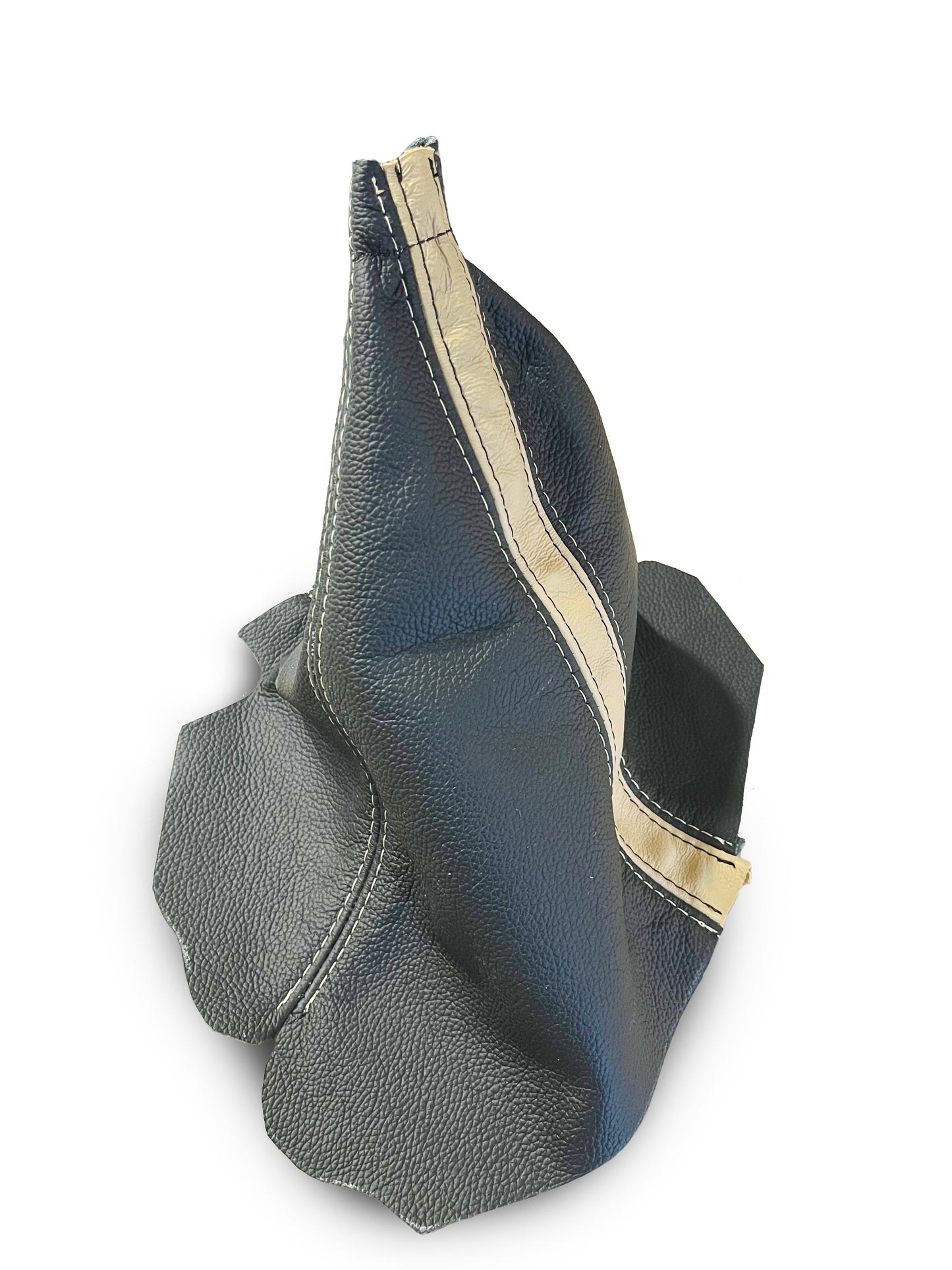 For 1997-2004 CORVETTE C5 Black & Oak Tan Leather Shift, E-Brake boot, Console, Grab, 2X Door Handle Cover-5
