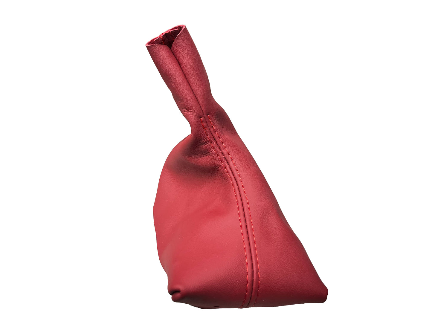 For 1997-2004 Porsche Boxster Red Genuine Leather MANUAL Shift Boot Cover-3