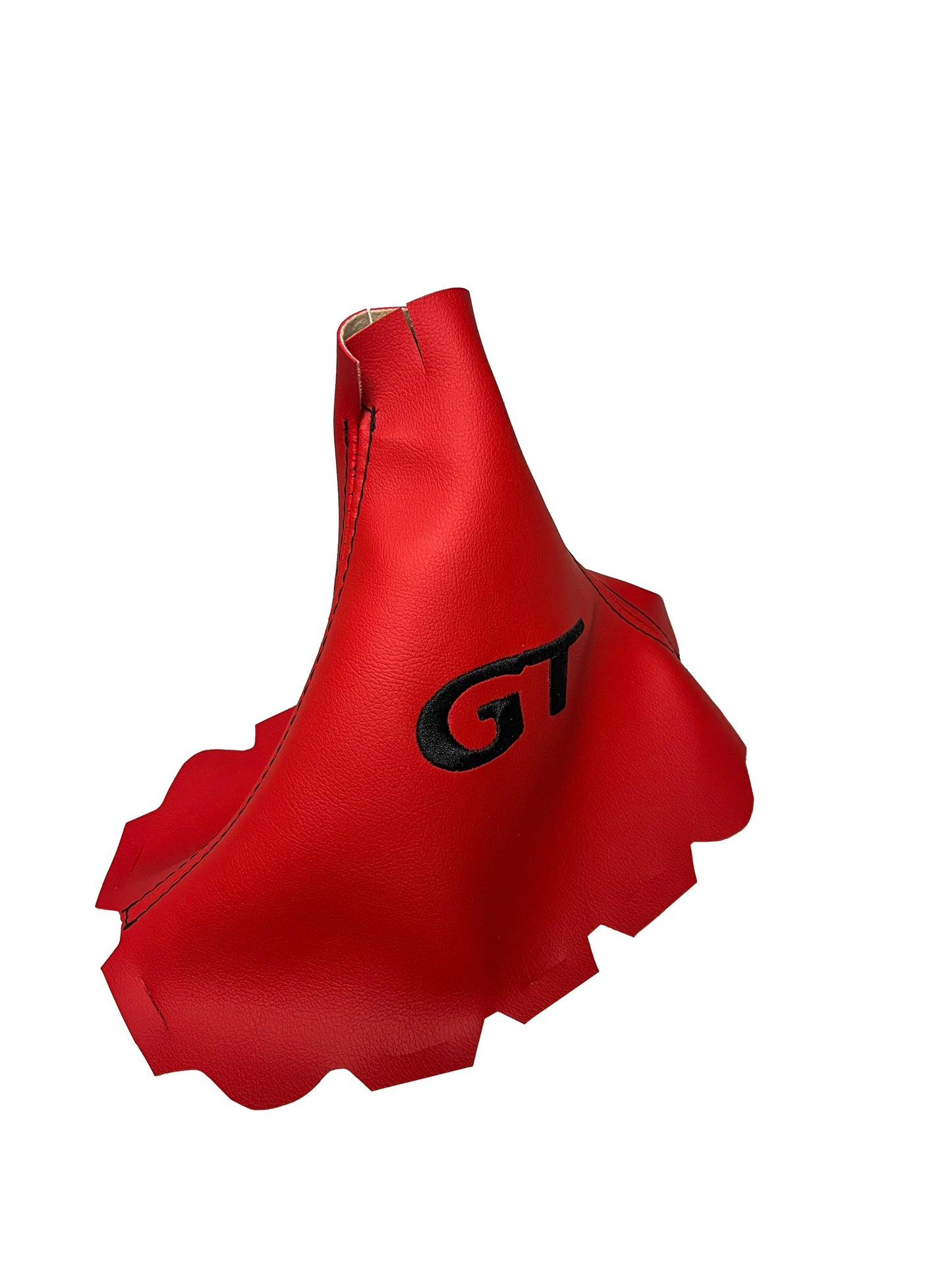 Embroidered Synthetic Leather Shift Boot Cover For 2005-2009 Ford Mustang GT Convertible Coupe-5
