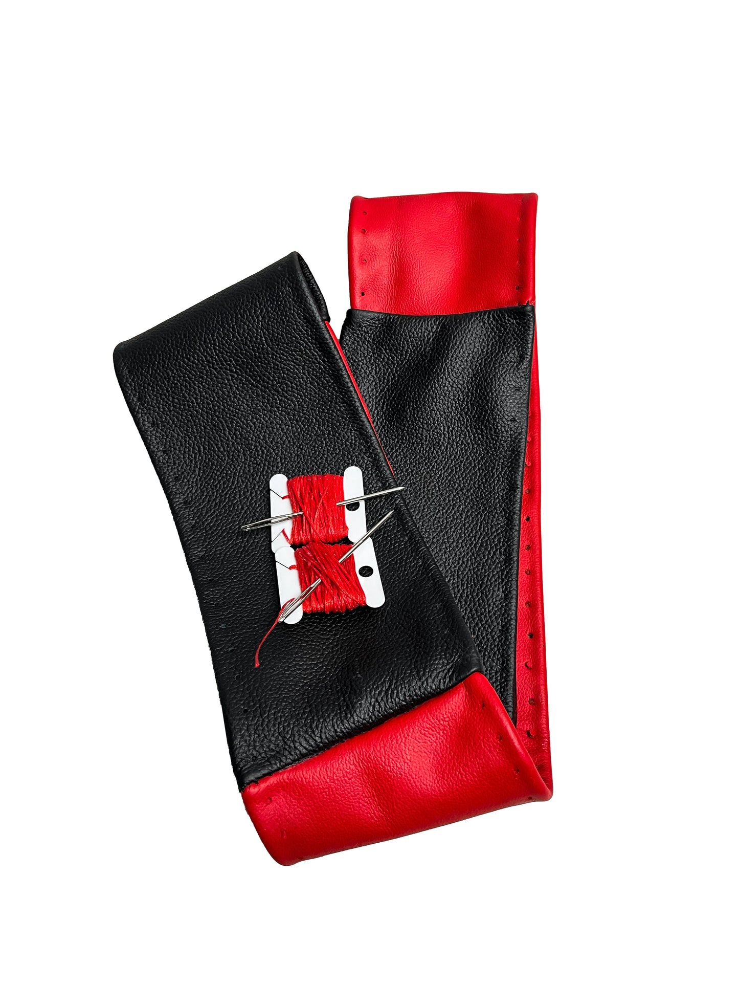 For 1997-2004 Chevy Corvette C5 Torch Red & Black Leather Interior Piece Cover Set-10