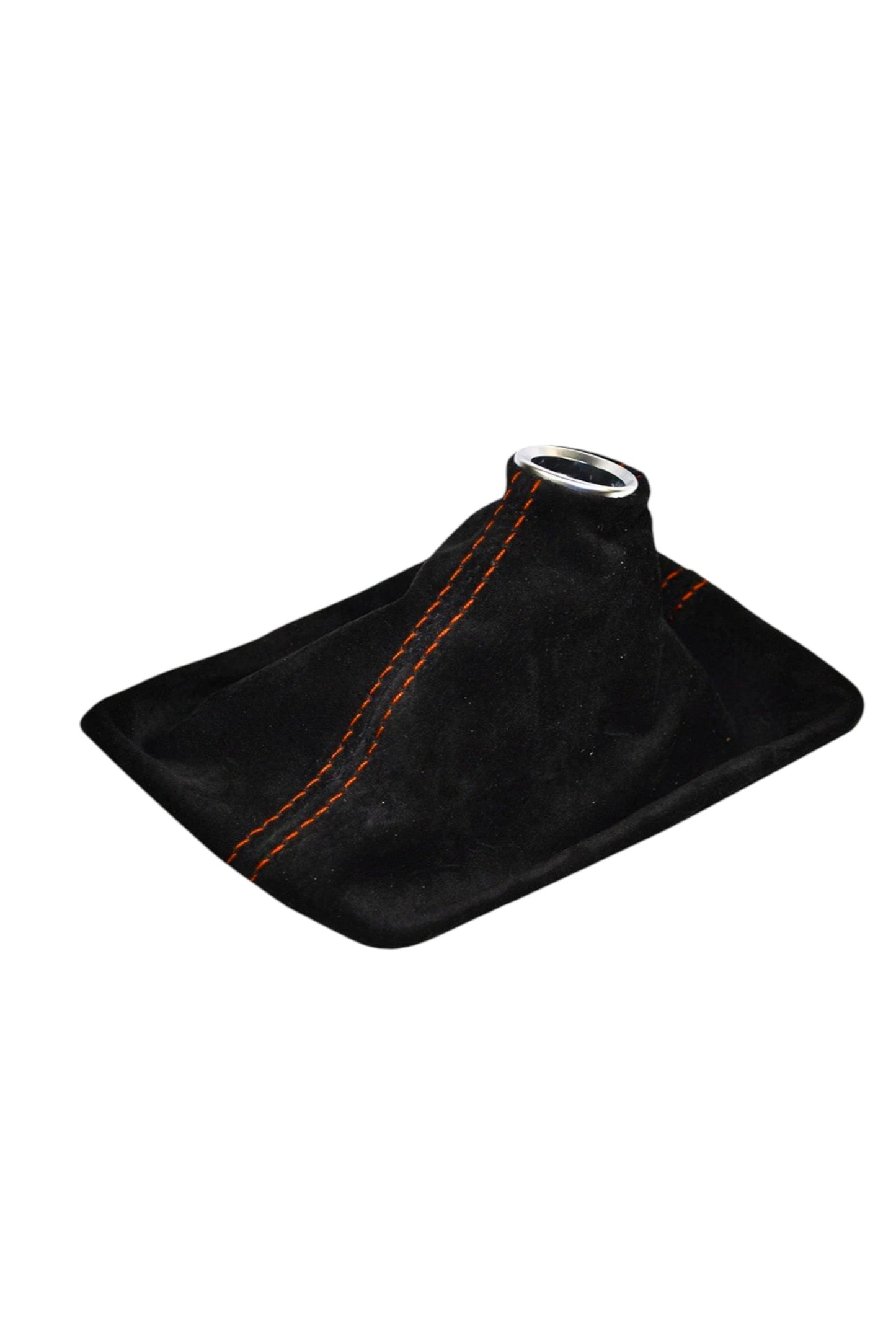 For Chevy Corvette C7 2014 2015 2016 Genuine Suede MANUAL Shift Boot Cover In Black-9