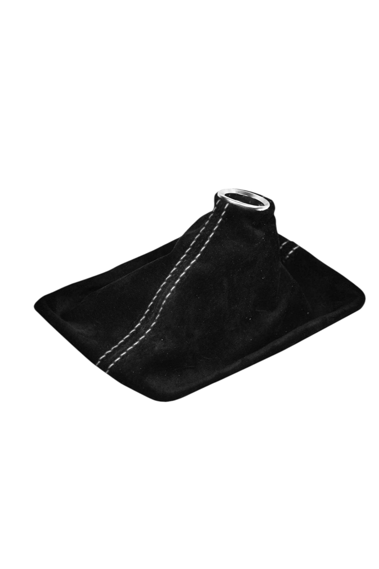 For Chevy Corvette C7 2014 2015 2016 Genuine Suede MANUAL Shift Boot Cover In Black-8