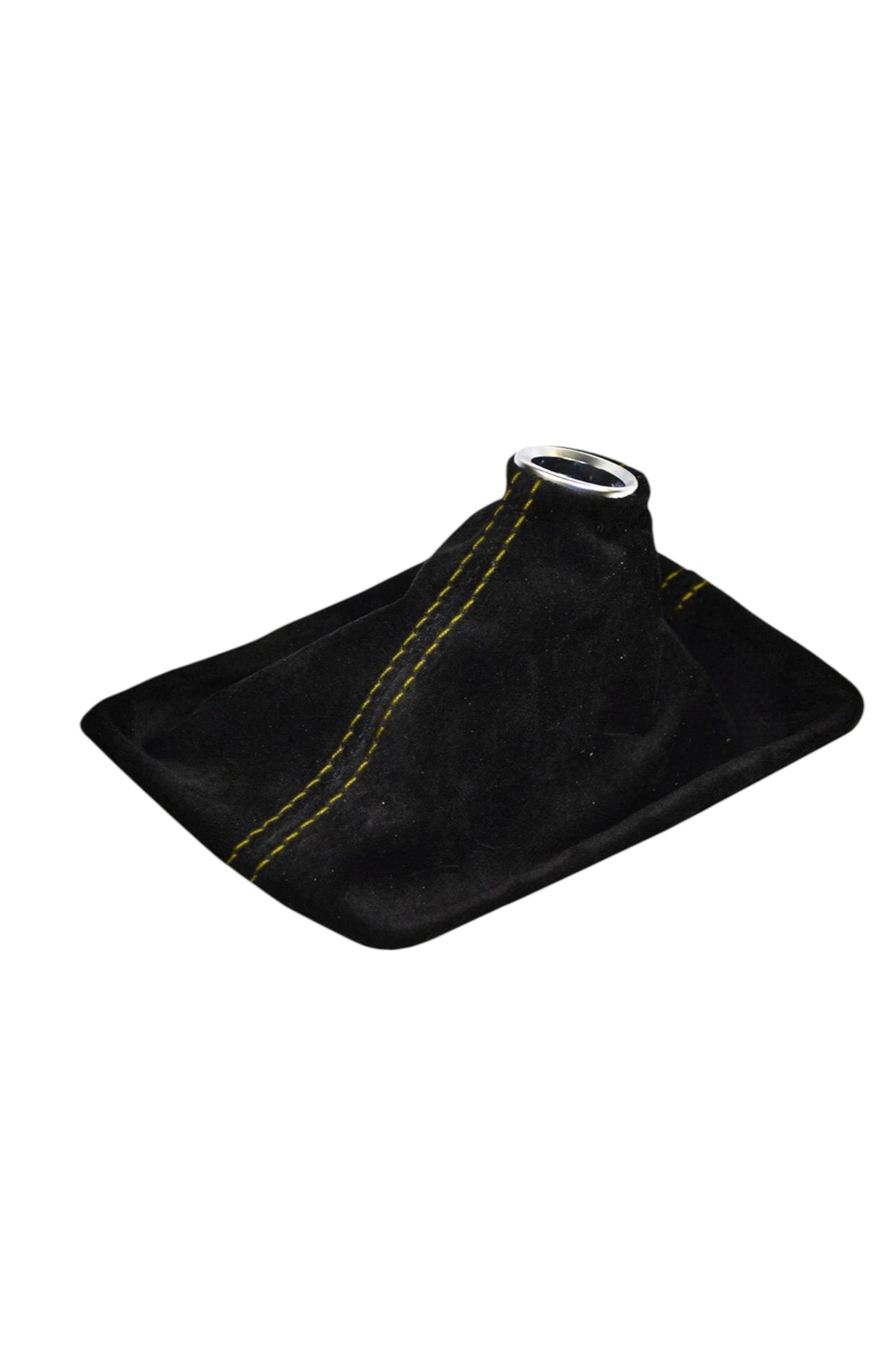 For Chevy Corvette C7 2014 2015 2016 Genuine Suede MANUAL Shift Boot Cover In Black-10