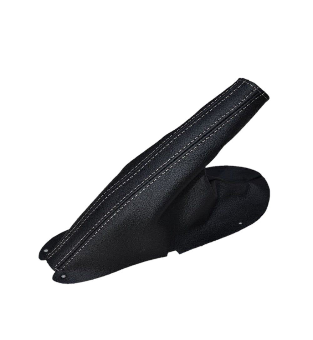 1994-2004 FORD MUSTANG GT-2001 Bullitt Black Genuine Leather Parking Brake Boot Cover-9