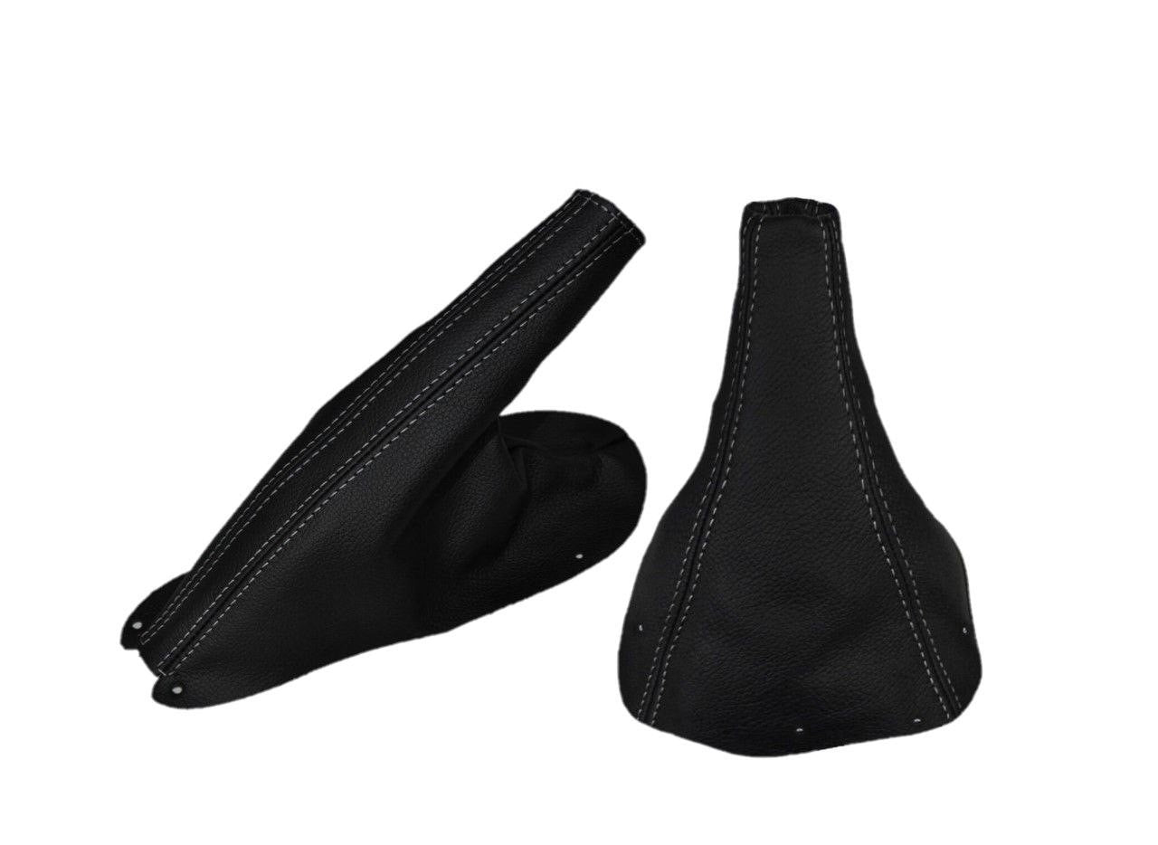 1994-2004 Ford Mustang GT-2001 Bullitt Genuine Real Leather Shift & Parking Brake Boot Cover-9