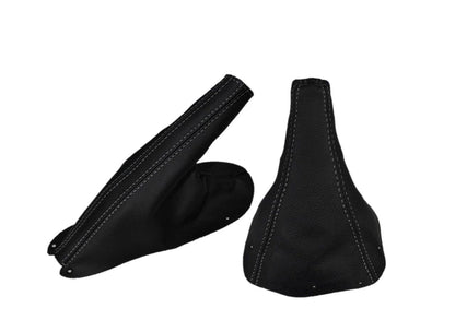 1994-2004 Ford Mustang GT-2001 Bullitt Genuine Real Leather Shift & Parking Brake Boot Cover-9