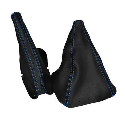 1994-2004 Ford Mustang GT-2001 Bullitt Genuine Real Leather Shift & Parking Brake Boot Cover-6