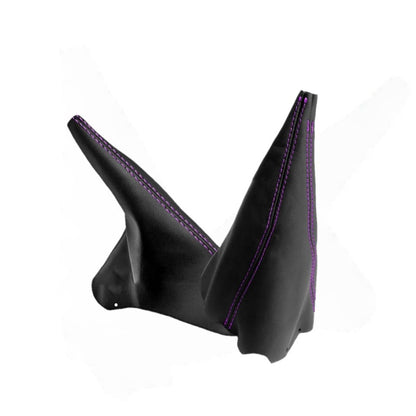 1994-2004 Ford Mustang GT-2001 Bullitt Genuine Real Leather Shift & Parking Brake Boot Cover-13