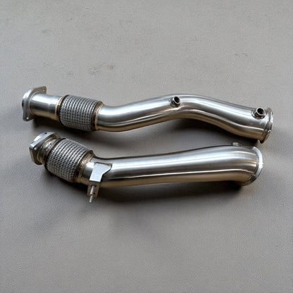 BMW S58 X3M & X4M Catless Race Downpipe (3.5 Inch Diameter) - Palenon Performance-1