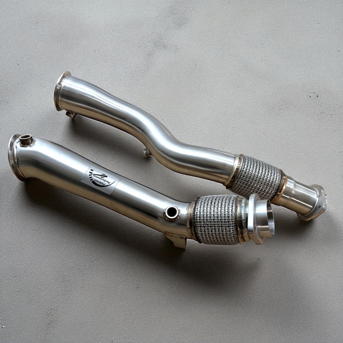 BMW S58 X3M & X4M Catless Race Downpipe (3.5 Inch Diameter) - Palenon Performance-0
