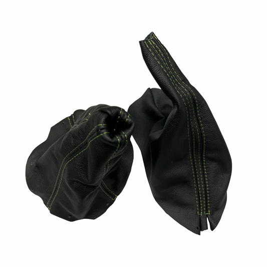 1994-2004 Ford Mustang GT-2001 Bullitt Genuine Real Leather Shift & Parking Brake Boot Cover-10