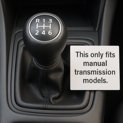 For 2012-2020 Subaru BRZ Genuine Leather MANUAL Handbrake & Shift Boot Cover-4
