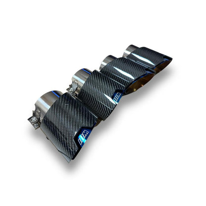 BMW G80 M3, G82/G83 M4 Carbon Fiber Exhaust Tips | Palenon Performance-4
