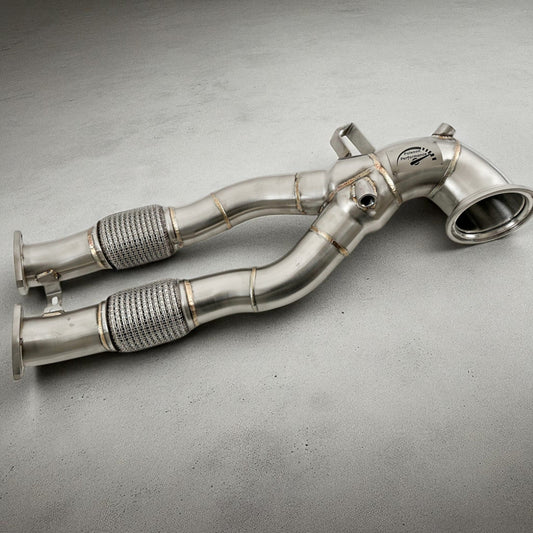 2.5T Race Downpipe For Audi RS3 8V 8Y & TTRS 8S | Palenon Performance-0
