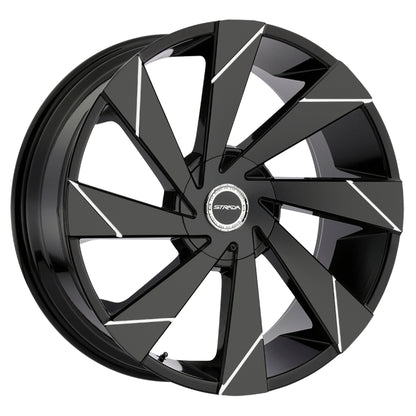 Moto Gloss Black Milled Line-0