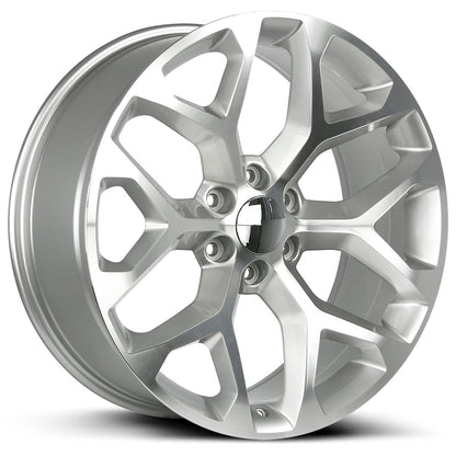 Snowflake Silver Machined-0