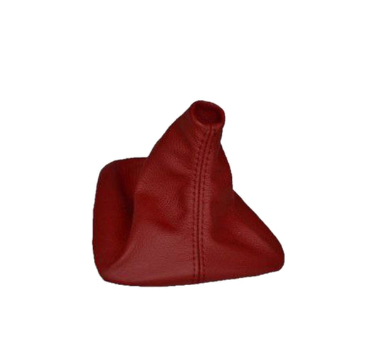 1991-2005 BMW E36 E46 3 Series Imola Red Leather Manual Shift Boot Cover-0