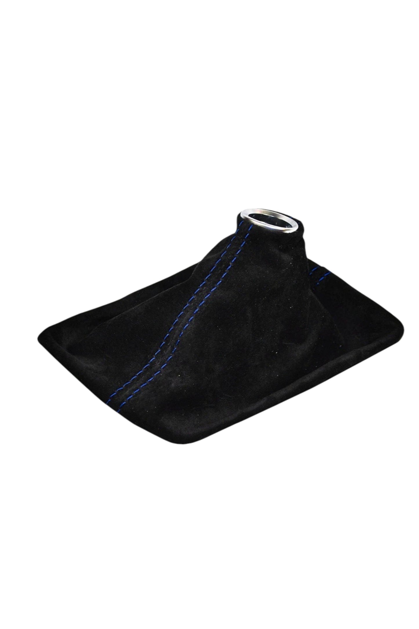 For Chevy Corvette C7 2014 2015 2016 Genuine Suede MANUAL Shift Boot Cover In Black-6