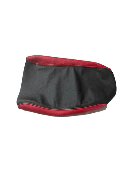 Black & Torch Red Leather Interior Piece Cover Set AUTOMATIC Transmission For 1997-2004 Chevy Corvette C5-3