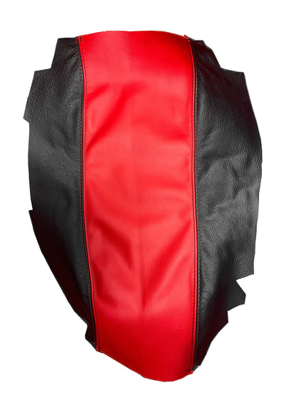 For 1997-2004 Chevy Corvette C5 Torch Red & Black Leather Interior Piece Cover Set-5