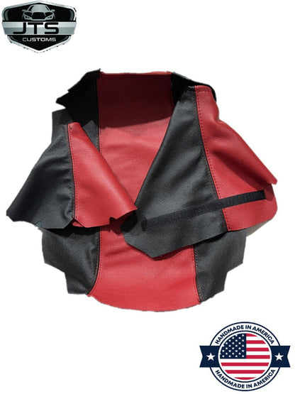 1997 - 2004 Chevy Corvette C5 Console Lid Cover Set Includes Shift and Emergency Brake Boot (Compatible With Manual Transmision)-0
