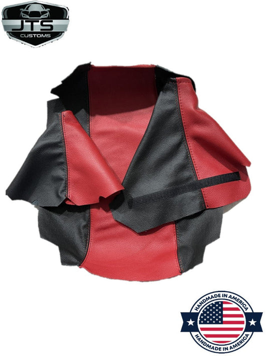 1997 - 2004 Chevy Corvette C5 Console Lid Cover Set Includes Shift and Emergency Brake Boot (Compatible With Manual Transmision)-0