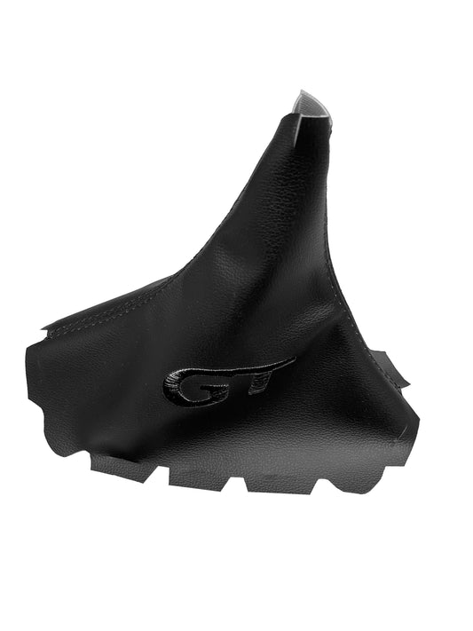 Embroidered Synthetic Leather Shift Boot Cover For 2005-2009 Ford Mustang GT Convertible Coupe-0