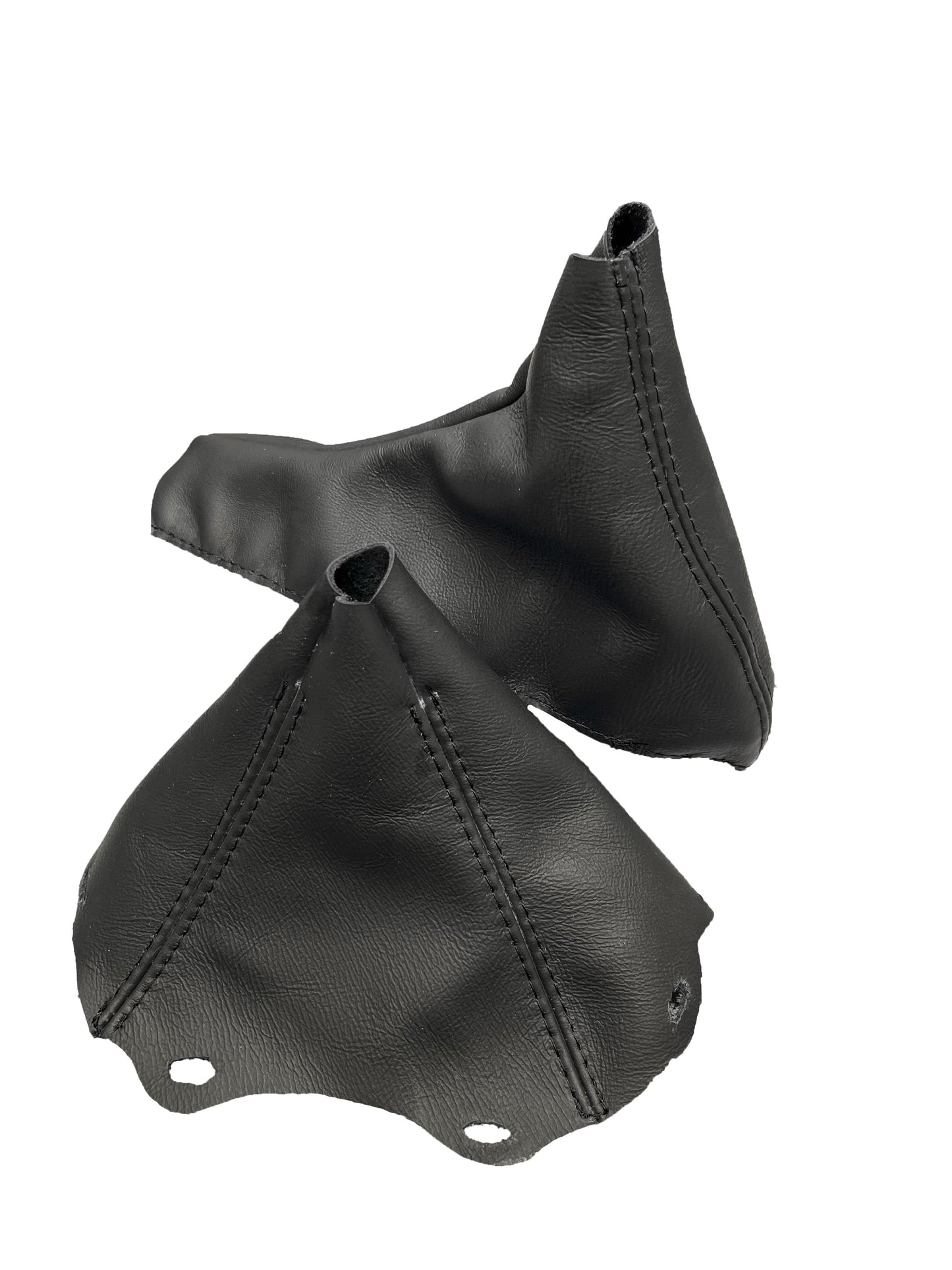 For 2014-2019 BMW F30 31 32 33 M4 Competition Genuine Leather/Suede Shift & Handbrake Boot Cover Set-6