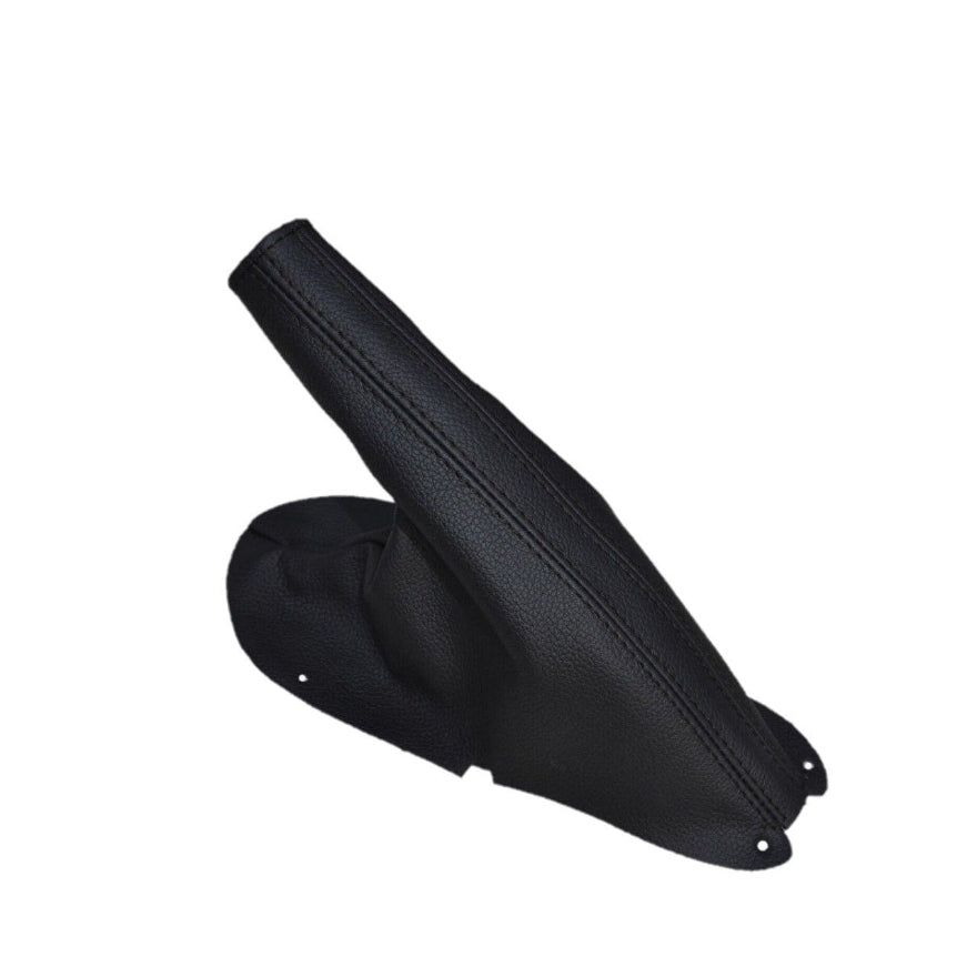 1994-2004 FORD MUSTANG GT-2001 Bullitt Black Genuine Leather Parking Brake Boot Cover-5