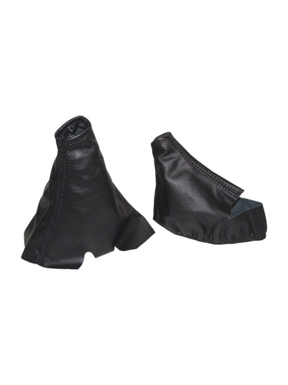 Leather AUTOMATIC Shift & Handbrake Boot Cover For Chevy Corvette C5 1997 1998 1999 2000 2001 2002 2003 2004-2