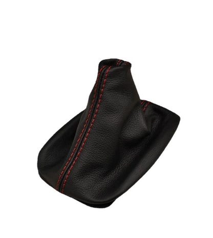 For 2005-2013 Chevy Corvette C6 Black Real Leather Automatic Shift Boot Cover-2