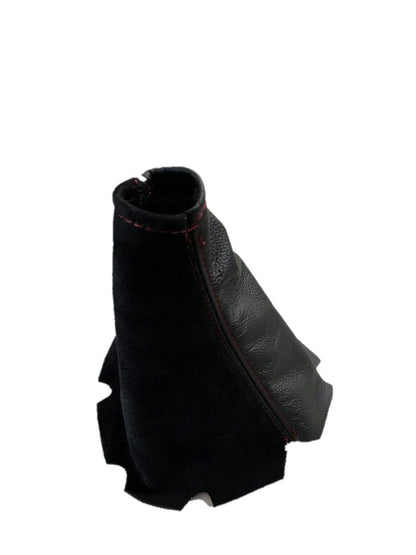 Genuine Leather & Suede Shift & Handbrake Boot Cover For Chevy Corvette C5 1997-2004-1
