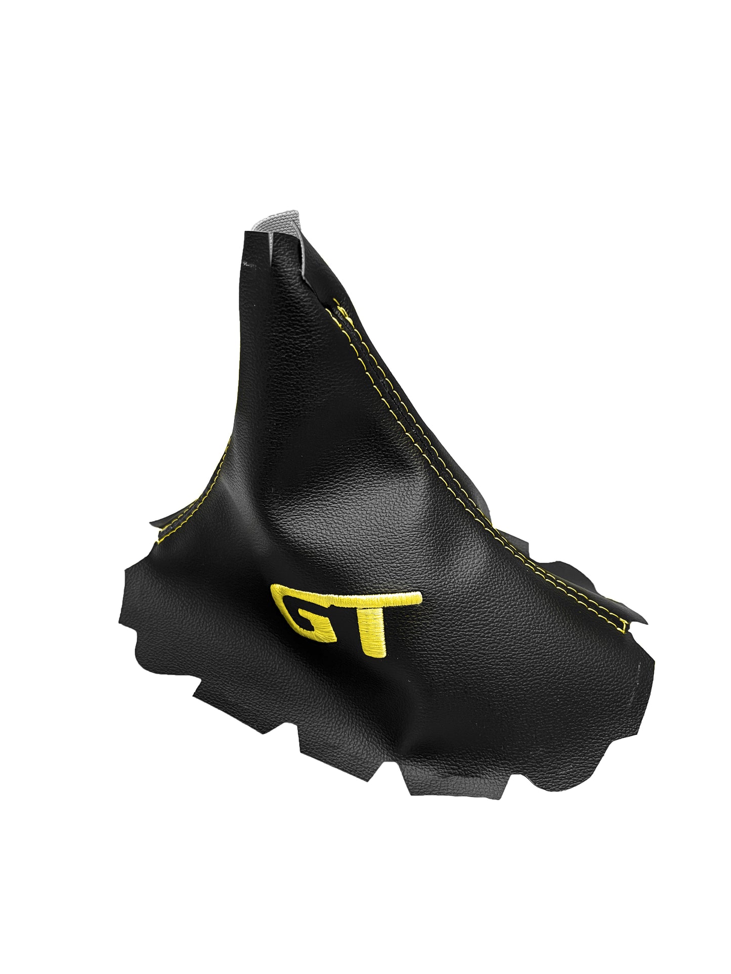 Embroidered Synthetic Leather Shift Boot Cover For 2005-2009 Ford Mustang GT Convertible Coupe-4