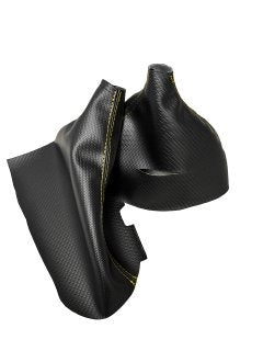 For 2005-2013 Chevy Corvette C6 Carbon Fiber Vinyl AUTOMATIC Handbrake & Shift Boot Cover-10