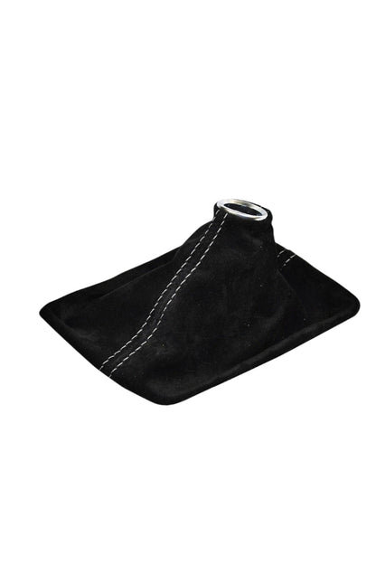 For Chevy Corvette C7 2014 2015 2016 Genuine Suede MANUAL Shift Boot Cover In Black-0