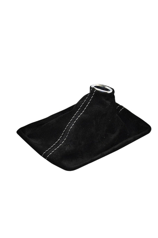 For Chevy Corvette C7 2014 2015 2016 Genuine Suede MANUAL Shift Boot Cover In Black-0